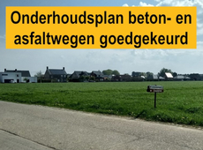 Onderhoudsplan beton- en asfaltwegen goedgekeurd