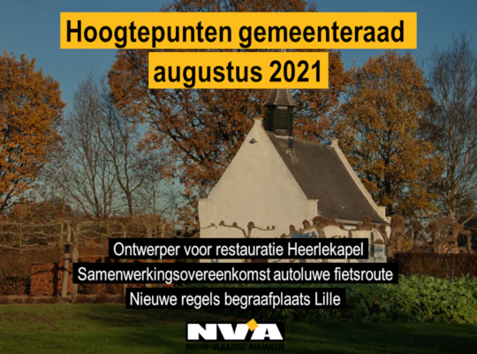 Gemeenteraad augustus 2021