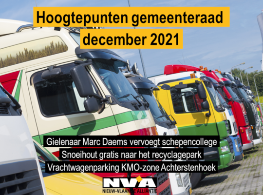 Gemeenteraad december 2021