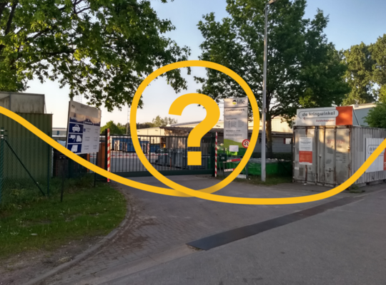 Wat staat er te gebeuren met het containerpark?